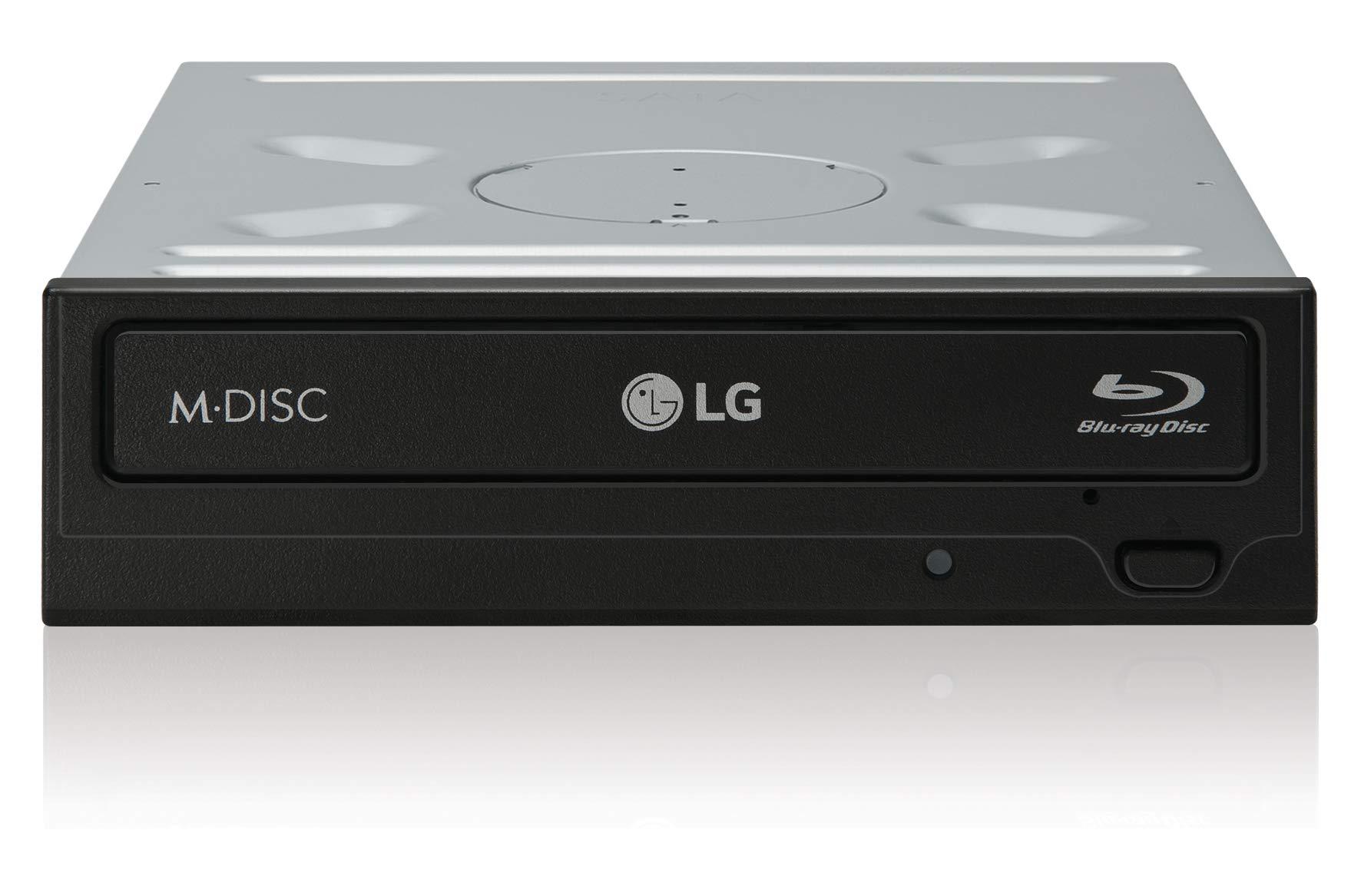 LG LG Electronics WH14NS40 14X Blu-ray/DVD/CD Multi compatible Internal SATA Rewriter Drive, BDXL, M-DISC Support, Black