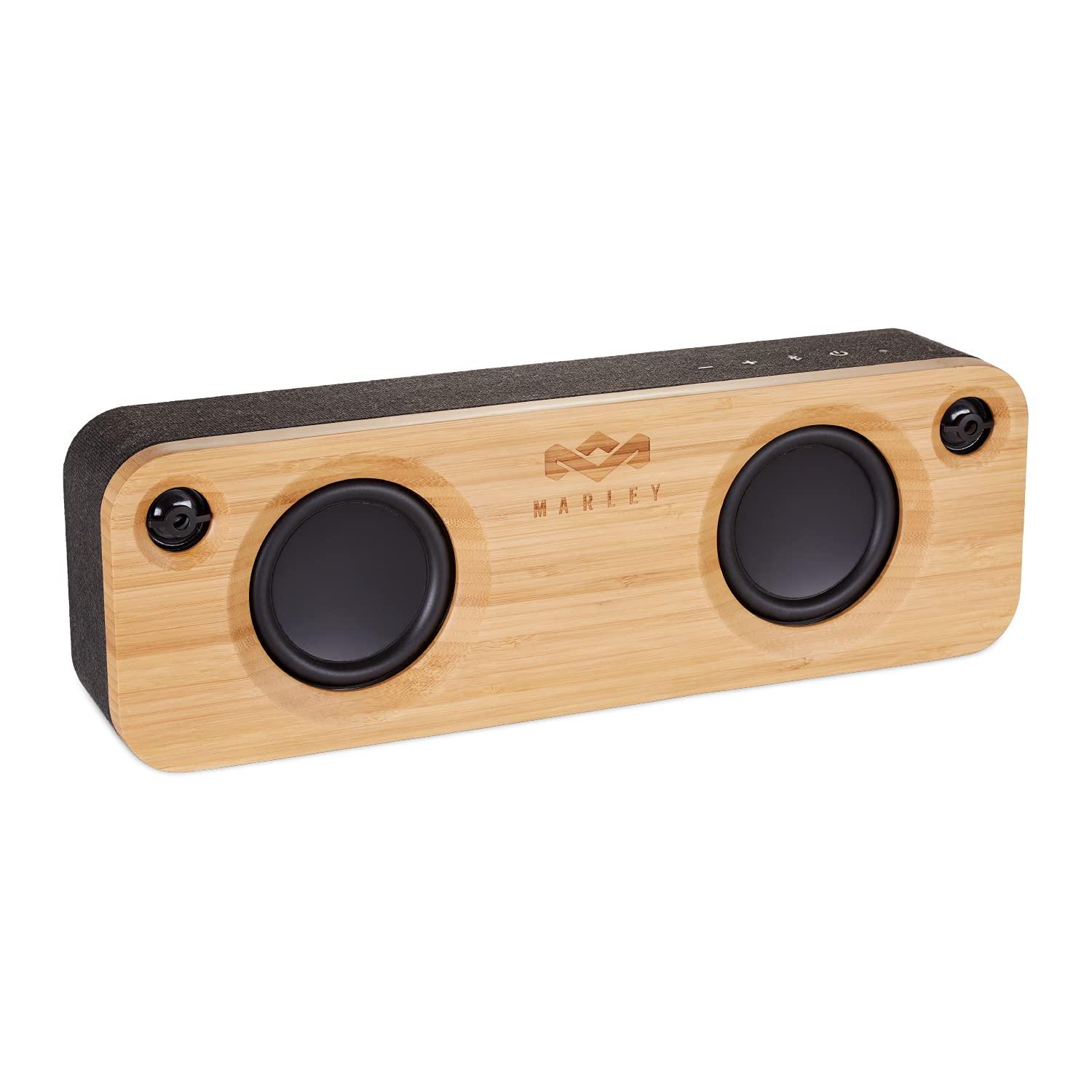 House of Marley House of Marley - Get Together Bluetooth Portable Bluetooth Speaker and Audio System - 3.5 Woofer & 1 Tweeters, 30m Wireless Range, 8 Hour Playtime, Sustainably Crafted, Signature Black