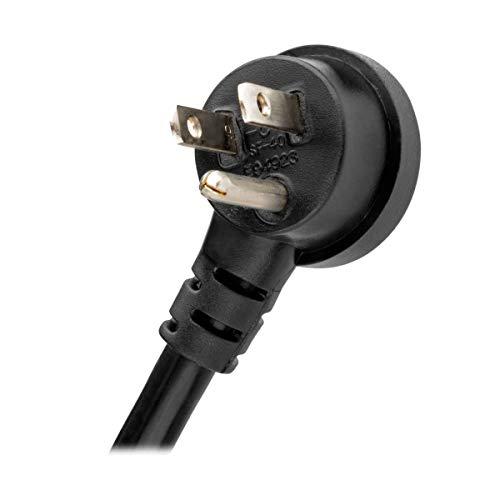 Tripp Lite Tripp Lite Isobar 6 Outlet Surge Protector Power Strip with 2 USB Charging Ports,10ft Long Cord,Right-Angle Plug, Metal, 3840 Joules,Lifetime Limited Warranty & $50K Insurance (IBAR6ULTRAUSBB)Black