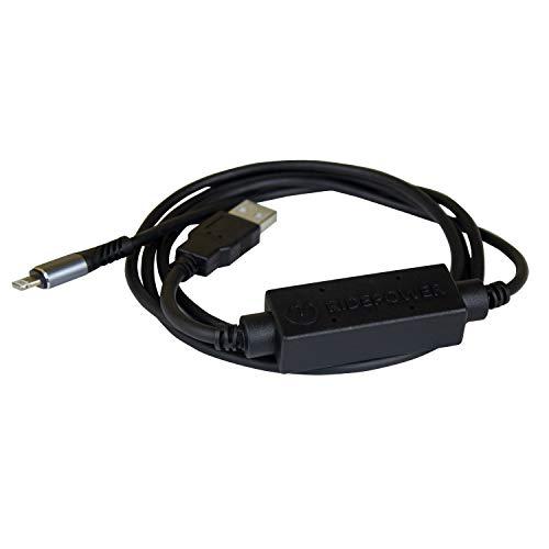 RidePower USB to Lightning Cell Phone Charger Cable, 4 FT, Black
