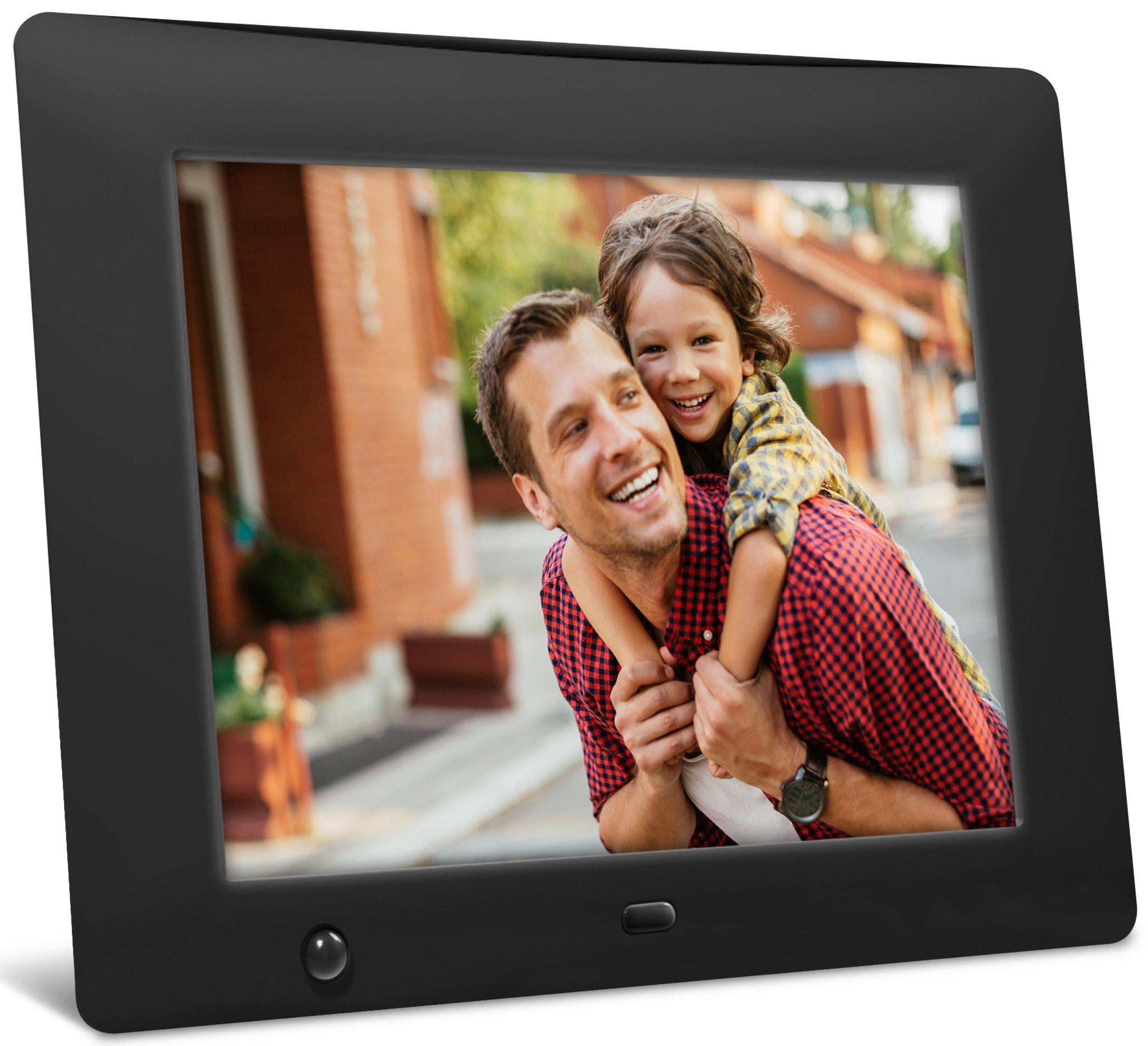 NIX NIX 8 inch Hi-Res Digital Photo Frame with Motion Sensor (X08D)