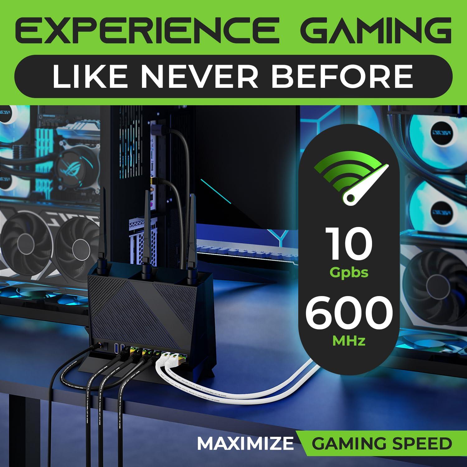 GearIT GearIT Cat7 Outdoor Ethernet Cable (100ft) SFTP Shielded Foil Twisted Pair, Pure Copper, LLDPE, Waterproof, Direct Burial, In-Ground, UV Resistant, POE, Network, LAN, Internet, Cat 7-100 Feet