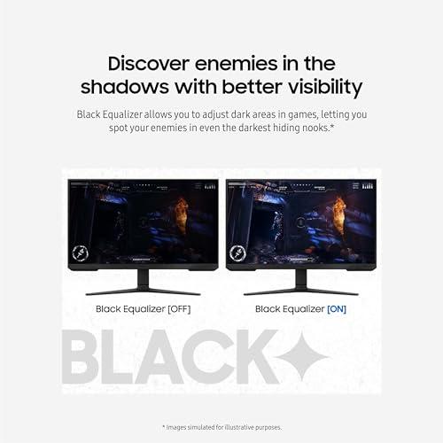 SAMSUNG SAMSUNG 32-Inch Odyssey G3 (G30D) Series FHD Gaming Monitor, 1ms, 180Hz, AMD FreeSync, Adjustable Stand, Black Equalizer, Virtual Aim Point, Eye Saver Mode, Flicker-Free, LS32DG302ENXZA, 2024