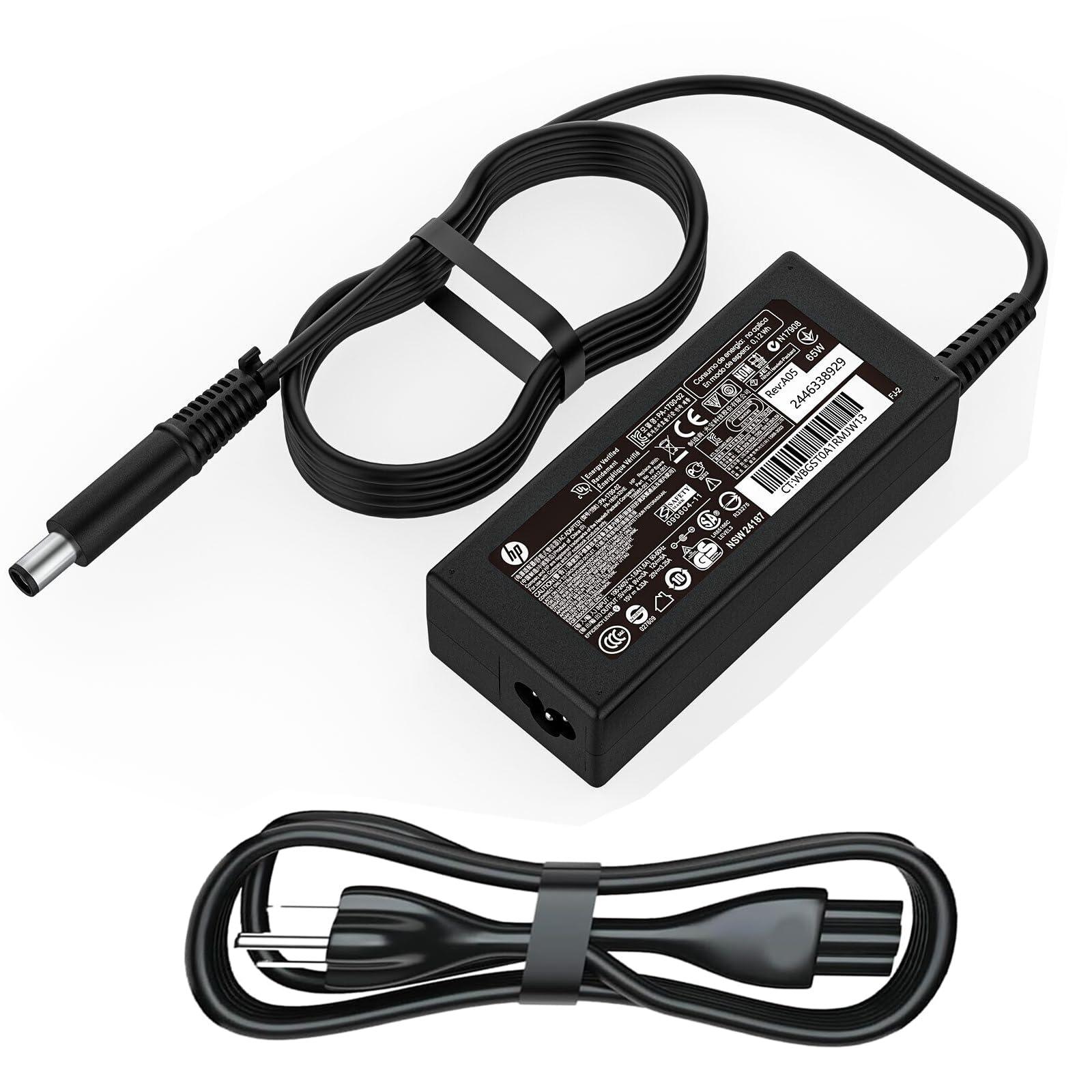 aotisn 19.5V 3.33A 65W Laptop Charger Fit for HP Pavilion G4 G6 G7 G32 G42 G56 G60 G61 G62 G71 G72 DV3 DV4 DV5 DV6 DV7 DM4 M6 M7 Power Adapter Supply Cord
