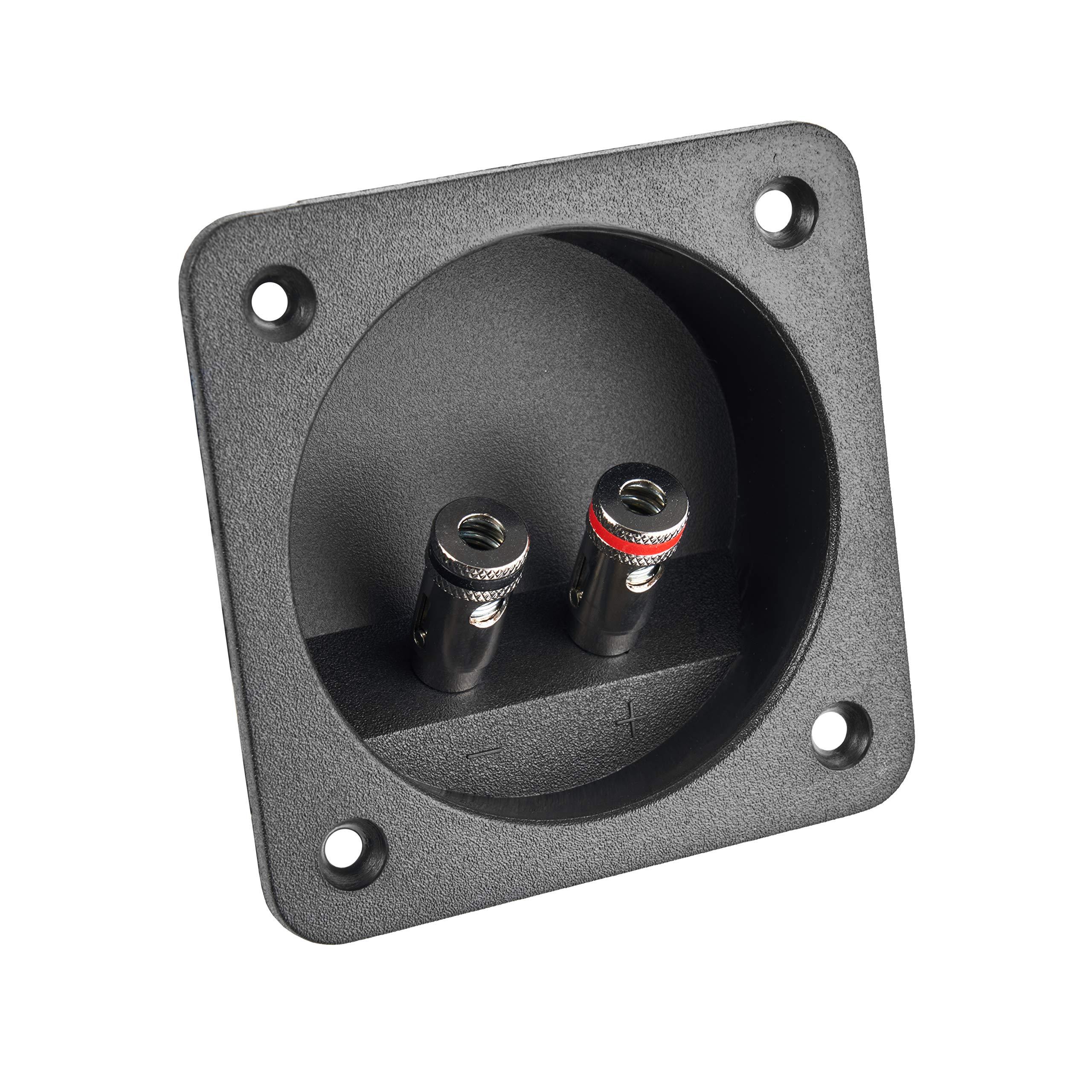 NVX NVX NBTERM2 Square Push Style Outer Design Terminal Cups with Chrome-Plated Contacts