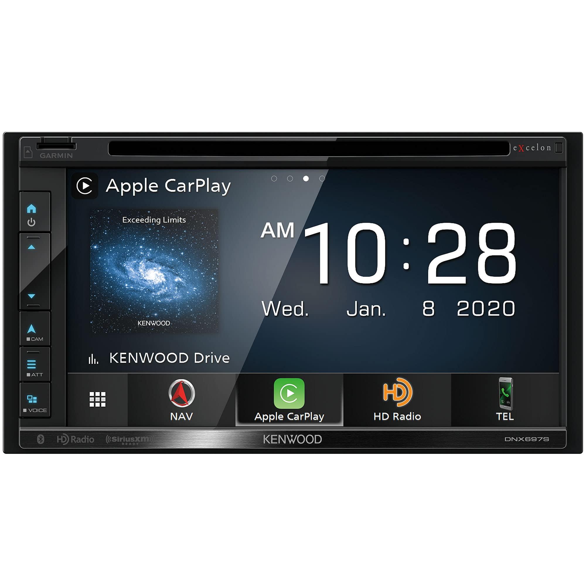 Kenwood Kenwood DNX697S 6.8" CD/DVD Garmin Navigation Touchscreen Receiver w/Apple CarPlay and Android Auto