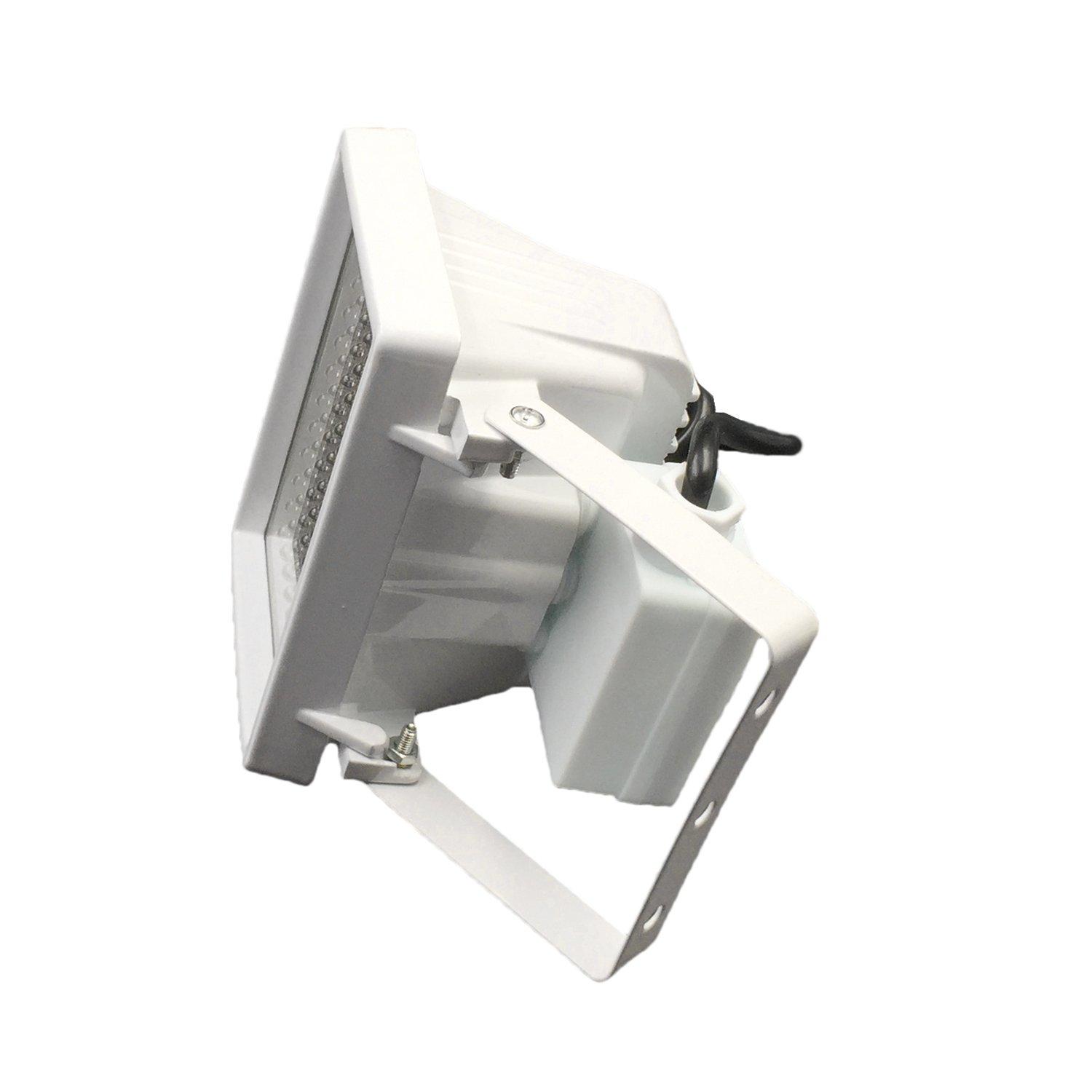 DMetric DMetric IR Illuminator, AC 110V - 220V 850nm Infrared 96 LED Night Vision Waterproof Lamp for Indoor Outdoor Security CCTV Camera, Long Range 80m (263 feet) and Wide Angle 60 Degree