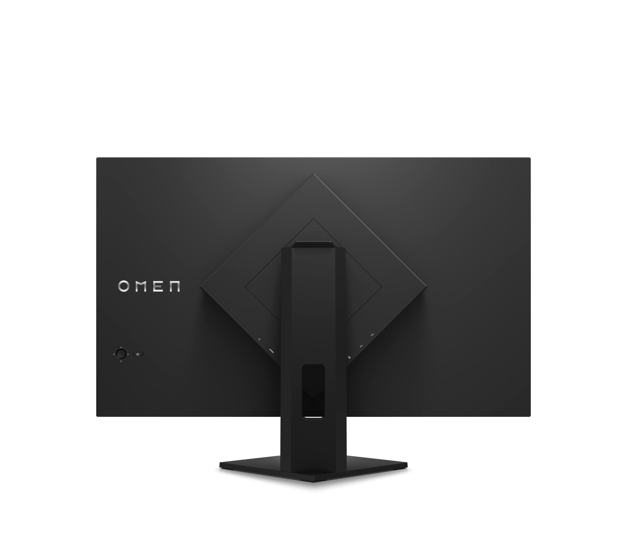 OMEN OMEN 25i Gaming Monitor, 1080p IPS FHD Display, 165Hz with 1ms Response Time, VESA HDR 400, NVIDIA G-SYNC Compatible, AMD FreeSync Premium Pro, VESA Mounting, Console Compatible, Eyesafe Screen