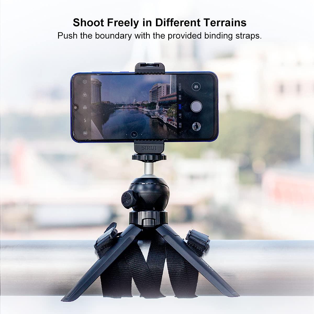 Sirui Sirui 3T05PH Mini Table Top Tripod with Phone Clamp and Bluetooth Remote