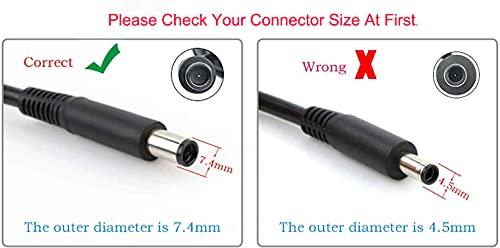 Cemady 65W Genuine Charger for Dell Latitude 3460 P63G P63G001 Laptop 19.5V 3.34A Power Supply Adapter Cord
