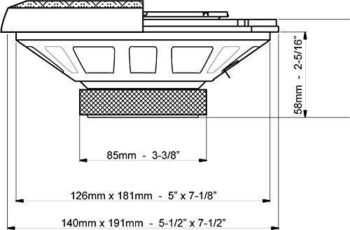 Earthquake Sound Earthquake Sound T57 5x7-inch 2-Way TNT Series Coaxial Speakers (Pair)