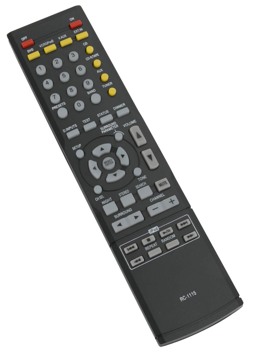 ALLIMITY ALLIMITY RC-1115 sub RC-1120 Remote Control Replacement for Denon AV Surround Receiver AVR-2807 AVR-2808 AVR-2809 AVR-590 DHT590BA AVR-1610 Home Theater AV Receiver