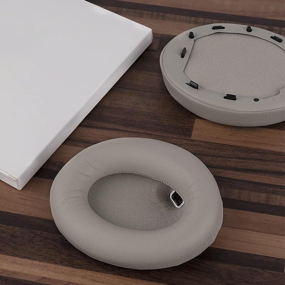 BUTIAO WH-1000XM4 Ear Pads for Sony Headphones, BUTIAO Replacement Earpads Ear Cups Cushion Muffs for Sony WH 1000XM4 Over-Ear Headphones with Protein Leather Noise Isolation Memory Foam - Champagne