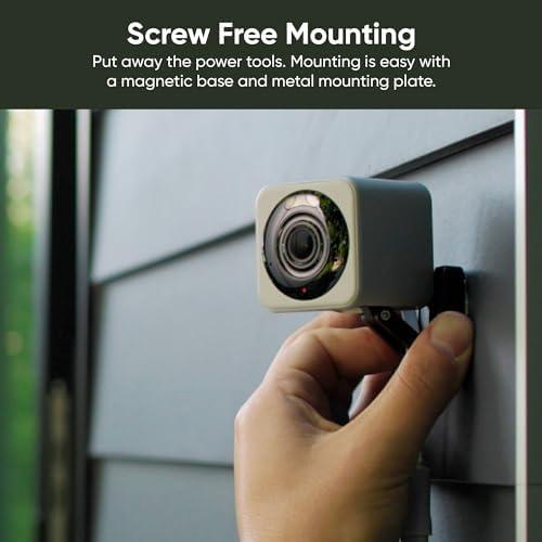 WYZE WYZE Cam v4, 2.5K QHD WiFi Indoor/Outdoor Smart Home Security Camera, Pet/Baby Monitor, Motion Activated Spotlight/Siren, Color Night Vision, 2-Way Audio, Works with Alexa & Google, Free Expert Help