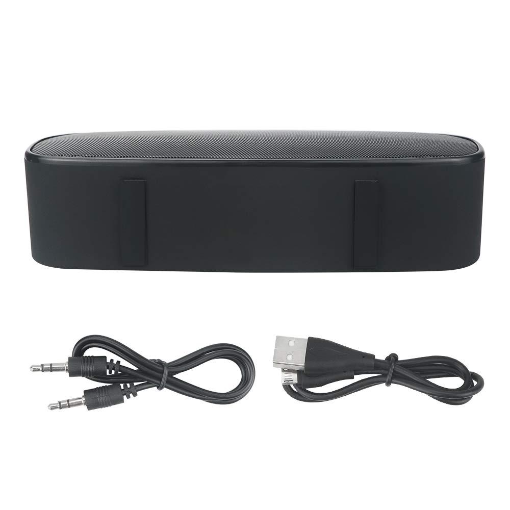 Totola Totola Wireless Bluetooth Speaker with AUX/USB/TF Card Slot,Outdoor Portable Stereo Speaker with HD Audio,Enhanced Bass, Dual-Driver,Handsfree Calling, FM Radio Speaker for Travel,Party (Black-1)