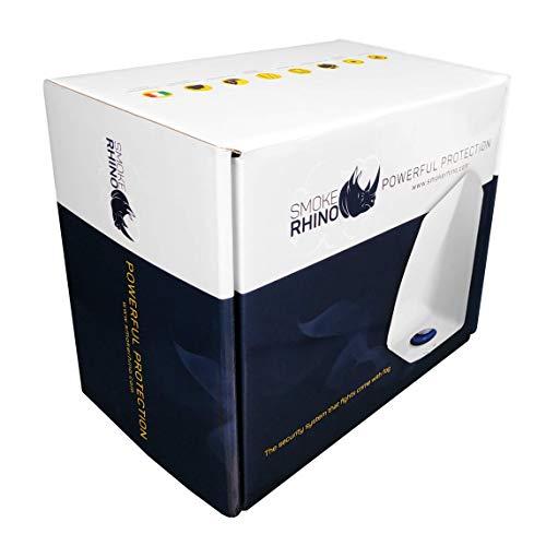 SmokeRhino Fog Alarm System - Limits Room Visibility so burglars Can't Steal - SmokeRhino - Standalone or for Addition to Existing Home Alarm Systems (F - Addition to Existing Alarm)