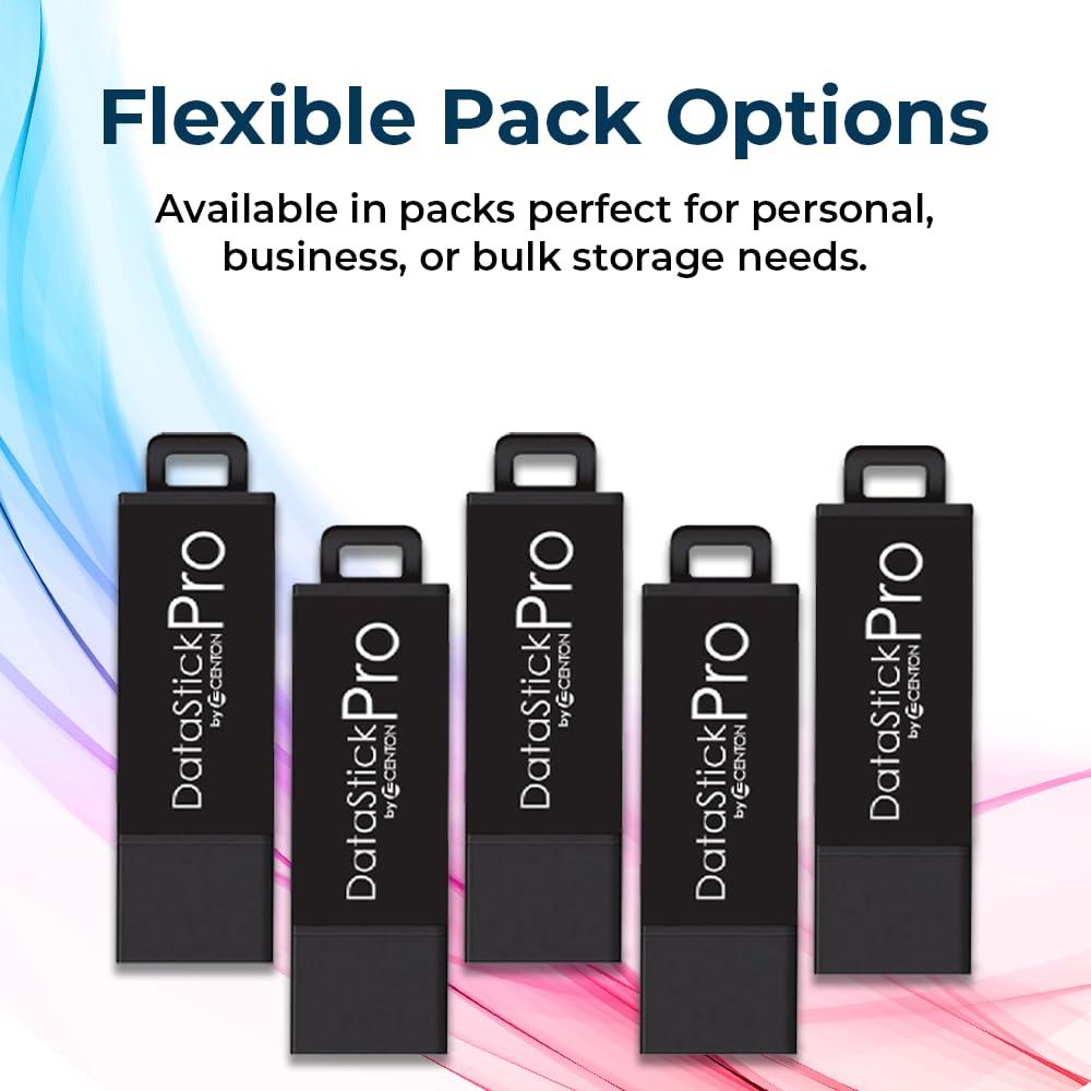 Centon Centon Electronics MP Valuepack USB 3.2 Gen1 DataStick Pro Flash Drive, 256 GB, Pack of 10