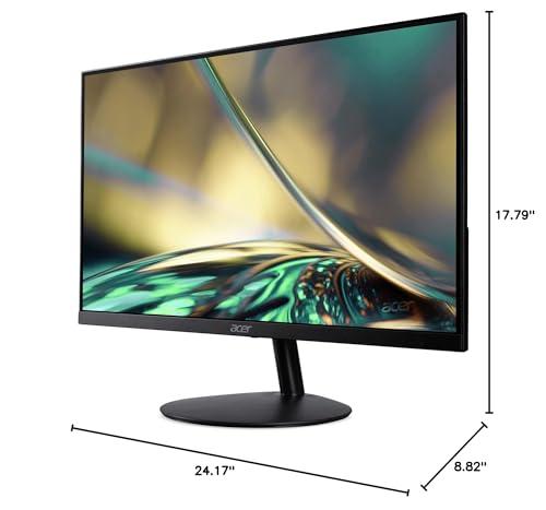 acer Acer SB272U Ebiip 27" WQHD 2560x1440 IPS Zero-Frame Gaming Office Monitor | AMD FreeSync Technology | Ultrathin Stylish Design | 100Hz | 1ms VRB | Low Blue Light | Display Port & 2 x HDMI 2.0 Ports