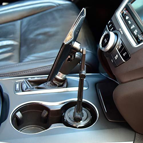 Huanchenda GPS Car Mount Cup Holder with Adjustable Arm for Garmin - Replacement GPS Cupholder Ball Mount for Garmin Nuvi Dezl Drive Drivesmart Zumo Driveassist DriveLuxe StreetPilot RV Portable Navigator