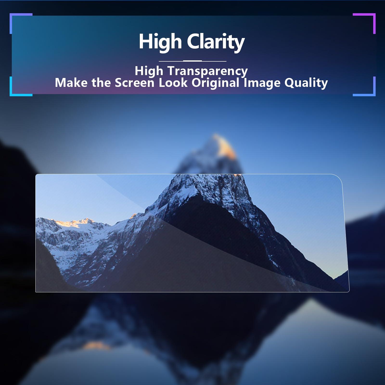 SXCY SXCY for 2024 2025 Hyundai Kona Screen Protector 12.3 Inch 2024 2025 Kona Accessories Touchscreen Navigation Display Screen Cover[2PCS Nano][GPS Right Screen]