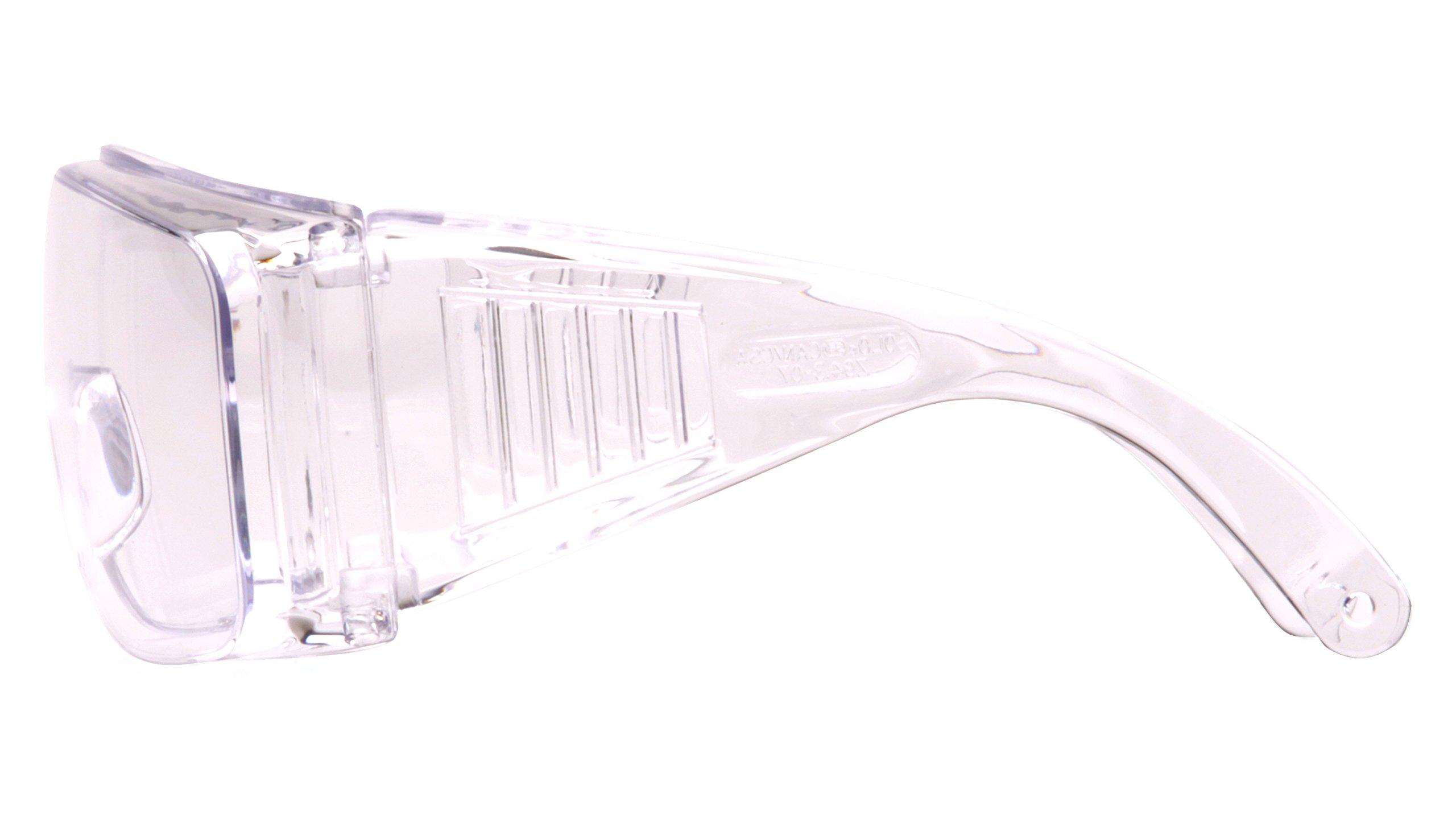 Pyramex Safety Pyramex Solo Jumbo Safety Eyewear Clear Lens Clear Frame