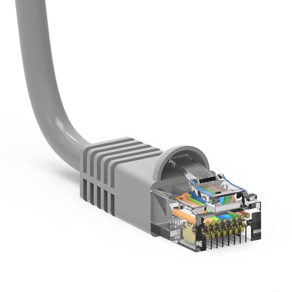 Cable Central LLC Cable Central LLC (Gray) Cat6 Ethernet Cable 6 Ft Cat6 Patch Cable, Cat6 Cable, Cat6 Network Cable, Internet Cable - 6 Feet