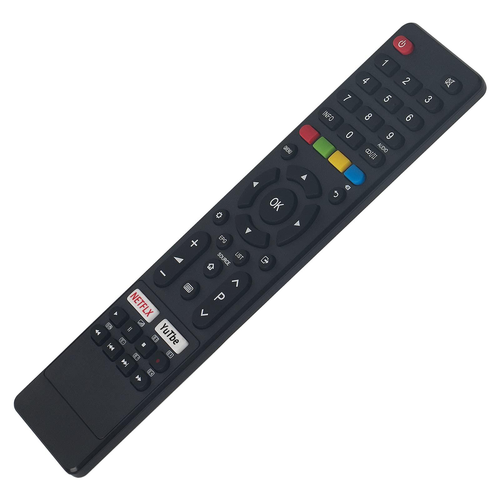 PERFASCIN RM-C3348 RM-C3349 RM-C3354 Replacement Remote Control for JVC 4K UHD LED HDTV Android TV LT-50KB585 LT-40N5105A LT-55KB695 LT-32KC197 LT 32KC197 LT-65KC595 T32KC197 LT65KC595