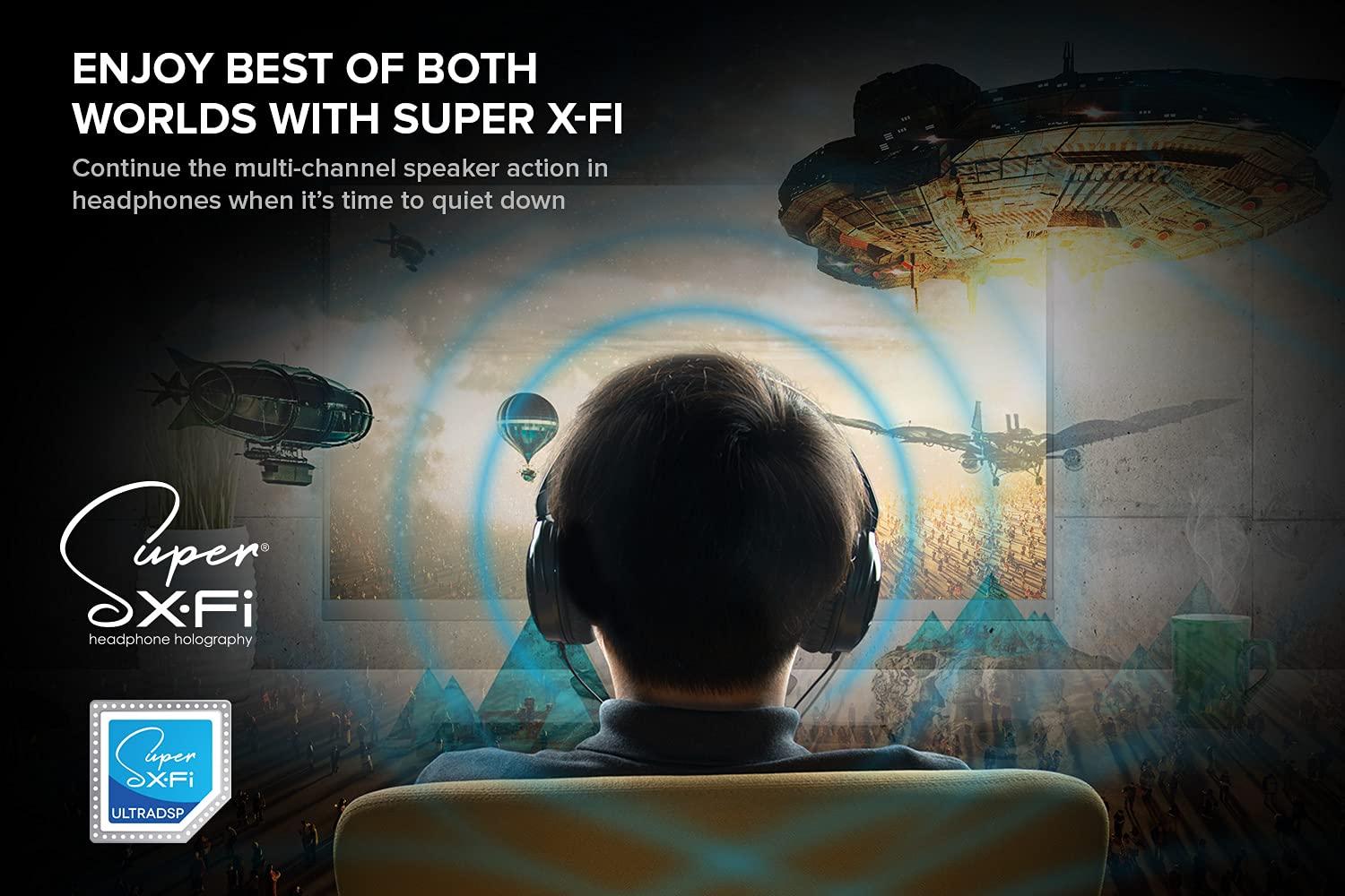 Creative Creative Sound Blaster Katana V2 RGB True 5.1 Multi-Channel Gaming Soundbar with Subwoofer, ft. Tri-Amplified 5-Driver Design and Super X-Fi Technology, SXFI Battle Mode