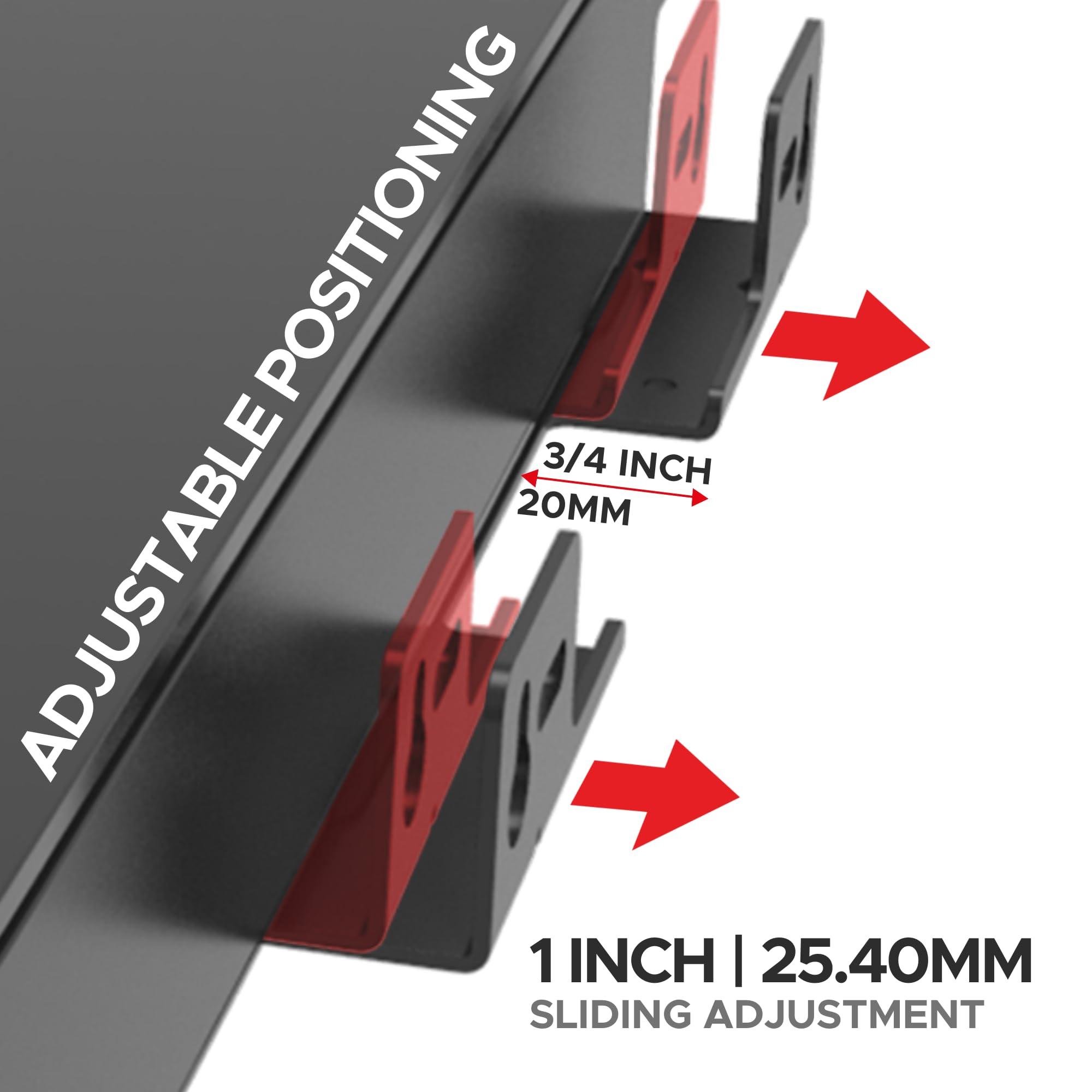 Sound Bass TV Speaker Wall Mount Bracket | Compatible with Bose TV Speaker Soundbar Only | Complete with Full Mounting Hardware Kit | Only Suitable for Bose TV Speaker Sound Bar | UK Design by Soundbass