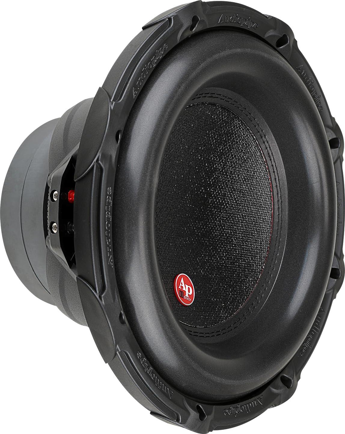 Audiopipe Audiopipe 12\" Quad Stack Composite Cone Subwoofer (TXX-BDC-II-12), Superior Performance, 1500W, 2 Magnets, BASV Voice Coil, Aluminum Basket, Multi-Connect, Non-Press Paper Cone, 2 x 4 Ohms