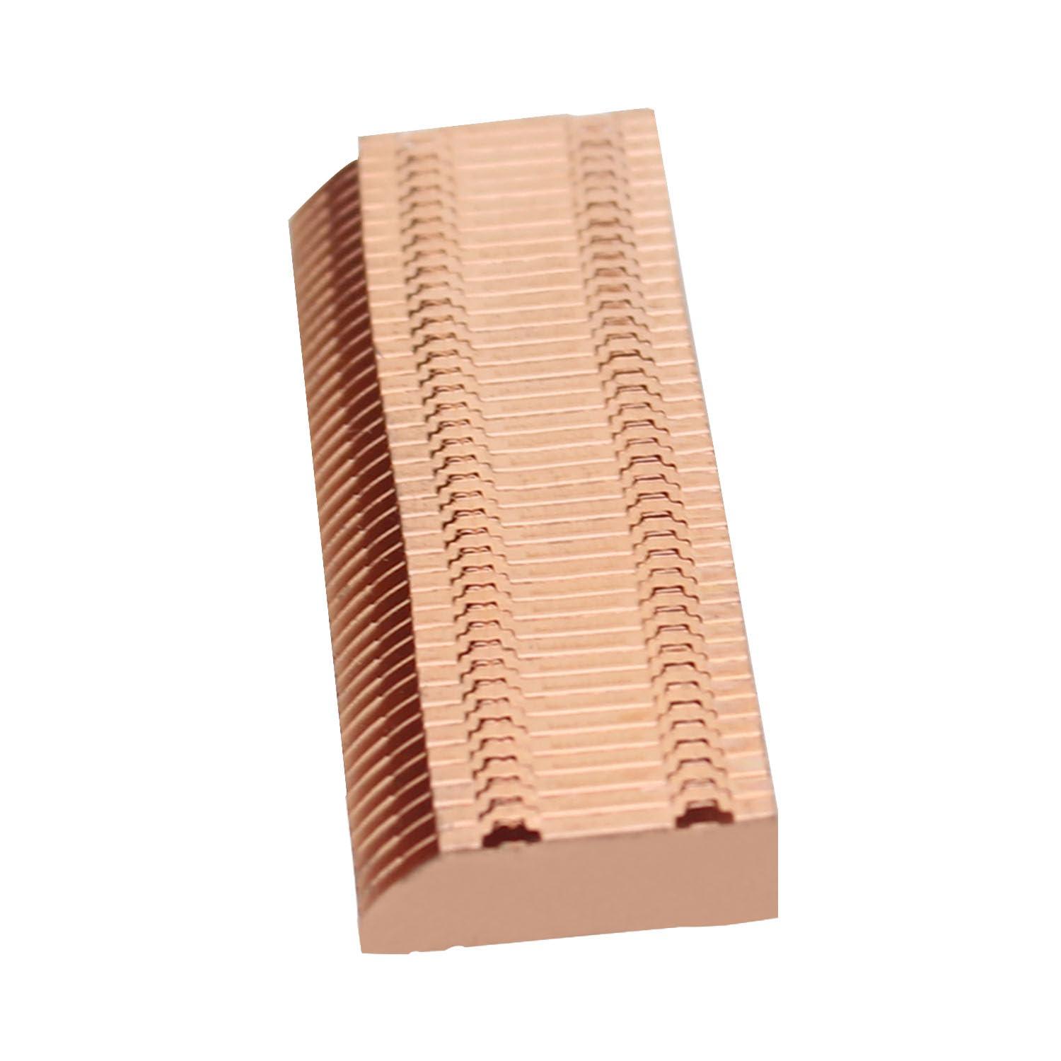 usmenghe USMENGHE Copper Heat Dissipation Fin Thermal Conductivity Brass Fin Radiator Pipe Heat Sink