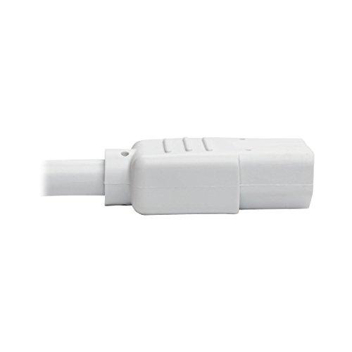 Tripp Lite Tripp Lite 3 ft. Heavy Duty Power Extension Cord, C14 to C13, 15A, 14 AWG, White (P005-003-AWH)