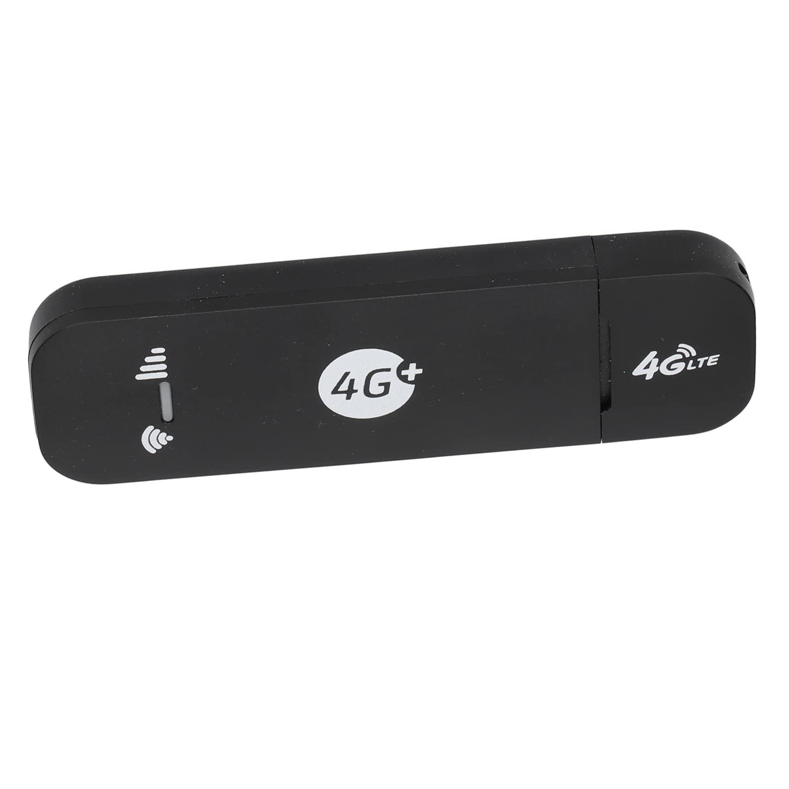 Acogedor 4G LTE USB Modem WiFi Dongle, Mini Portable USB 4G Wireless Network Smart Router for Tablet Laptop Notebook, 2 LED Status, Plug and Play(US Standard)