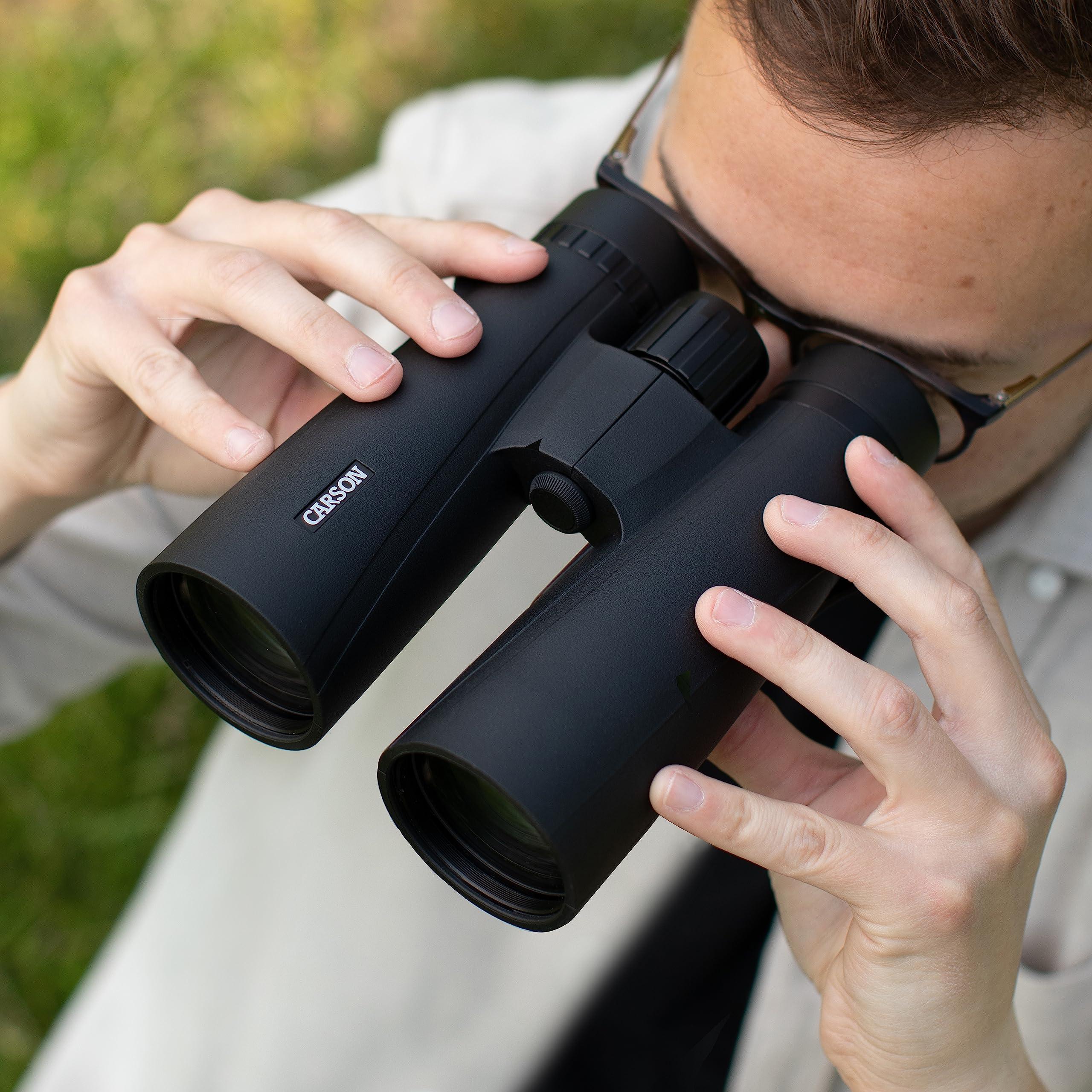 Carson Carson VX Series 12x50mm Full Sized High Definition Waterproof Binoculars, Black (VX-250)