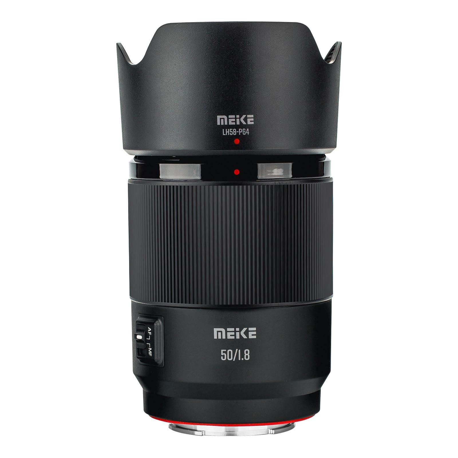 Meike Meike 50mm F1.8 + 85mm F1.4 Auto Focus STM Full Frame Portrait Lenses Compatible with Sony E Mount Cameras
