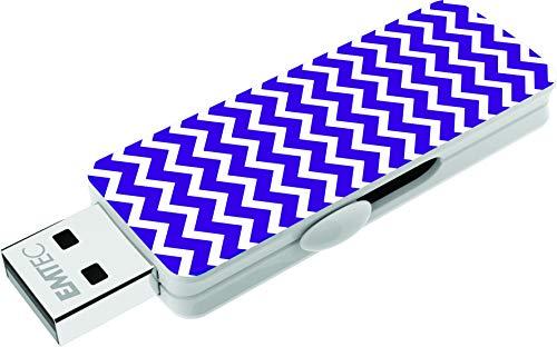 Emtec Emtec M700 Wallpaper Flash Drive, 16GB, Purple Wave (ECMMD16GM710WP09)