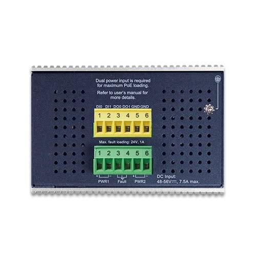 Planet Networking & Communication IGS-6325-8UP2S Industrial L3 8-Port 10/100/1000T 802.3bt PoE + 2-Port 100/1000X SFP Managed Ethernet Switch