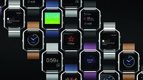 Fitbit Fitbit Blaze Smart Fitness Watch with Time Display, Black, Silver, Small (5.5 - 6.7 inch) (US Version)
