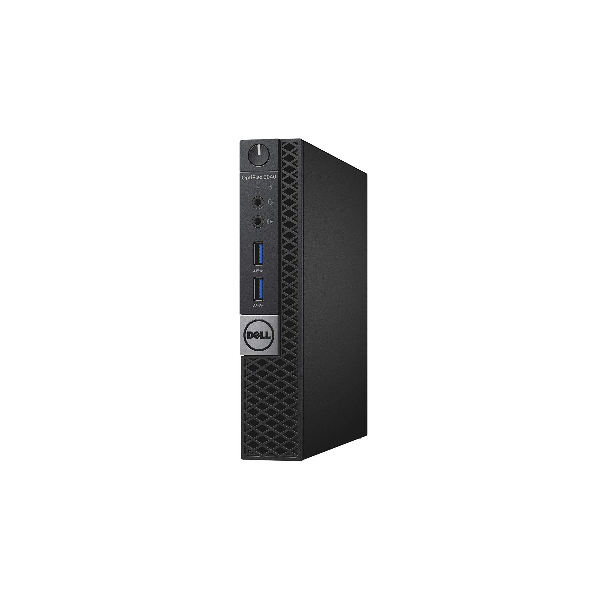 Dell Dell Optiplex 3040 Micro Computer Mini Tower PC Intel Quad Core i5-6500T, 8GB DDR4 RAM, 256GB SSD, Win 10 Pro (Renewed)