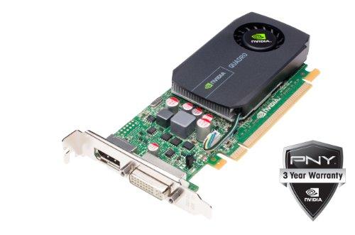 PNY NVIDIA Quadro 600 by PNY 1GB DDR3 PCI Express Gen 2 x16 DVI-I DL and DisplayPort OpenGL, DirectX, CUDA, and OpenCL Professional Graphics Board, VCQ600-PB