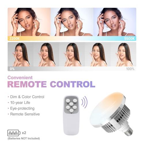 LS LIMO STUDIO LIMOSTUDIO LimoStudio (LED Super Bright) 3400W Output Remote Control, 22 x 32 inch Softbox Continuous Lighting Kit, 3000K-5500K Adjustable Color & Brightness, 12600 Lumen, 95>CRI, Soft Box Diffuser, AGG3214