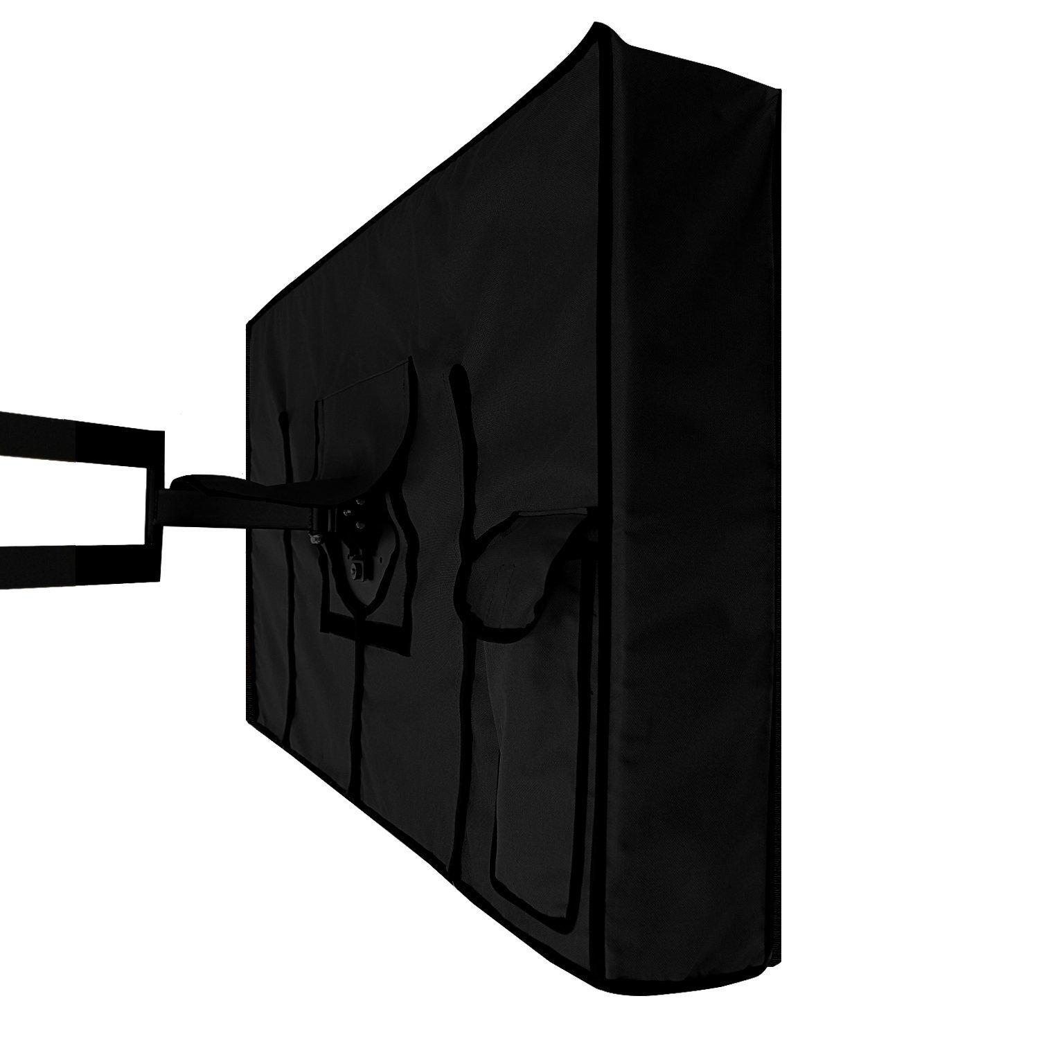 KHOMO GEAR KHOMO GEAR Outdoor TV Cover - Panther Series - Universal Weatherproof Protector for 30-32 Inch TV - Fits Most Mounts & Brackets