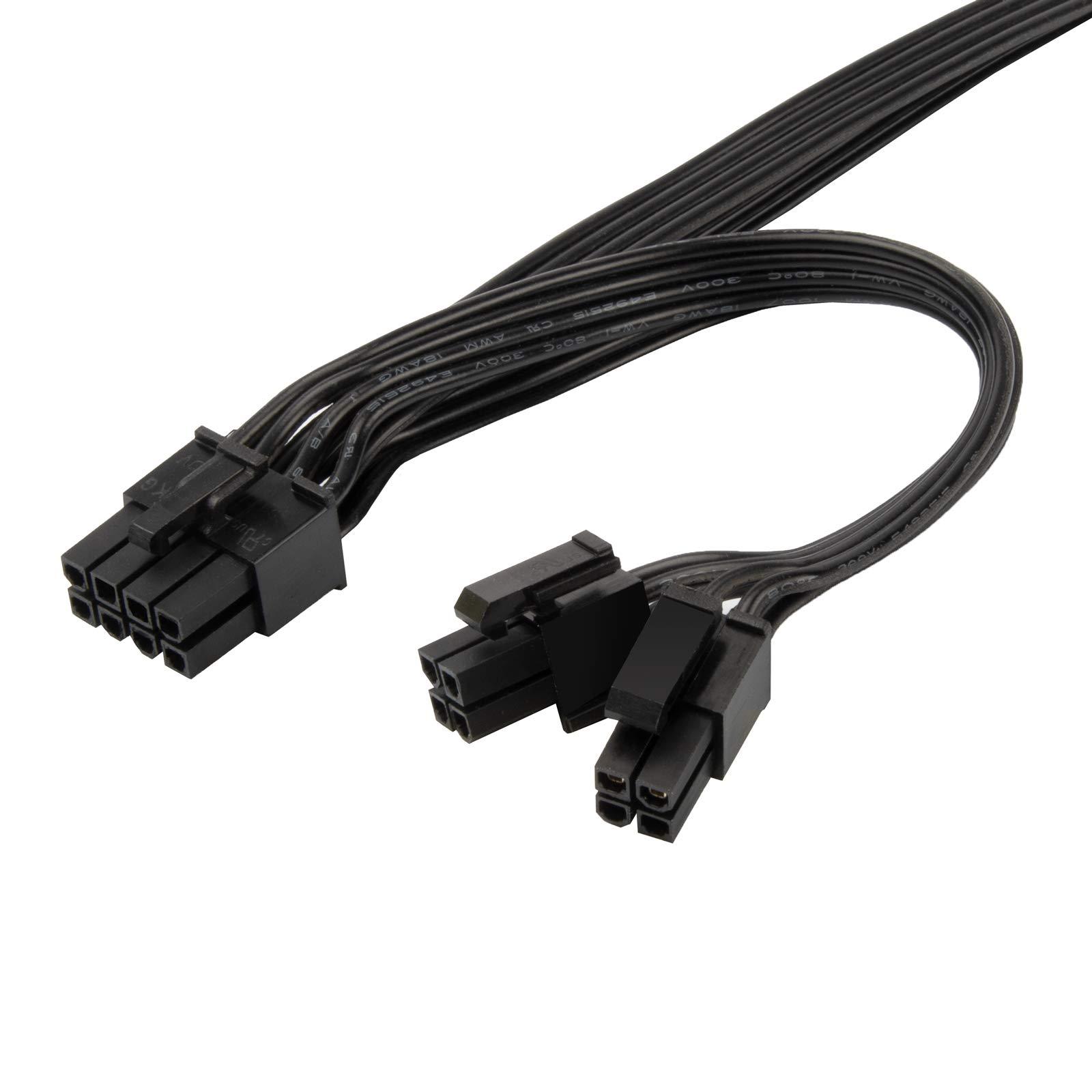 SilverStone Technology SilverStone Technology PP13 EPS 8 pin to EPS 8 pin + (4+4) pin Splitter for Silverstone PSUs