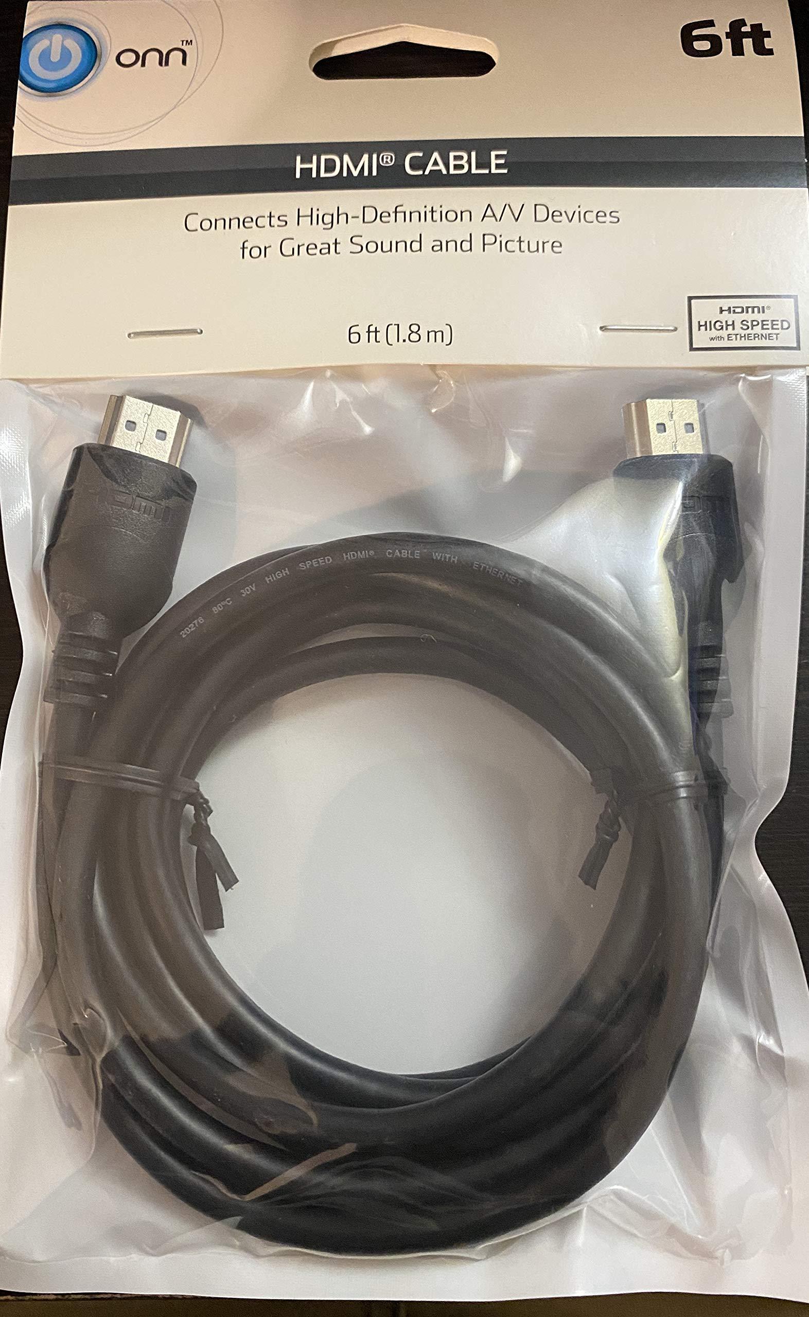 ONN 6 ft ONN HDMI Cable