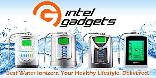 IntelGadgets IonTech Economic Alkaline Water Ionizer Machine IT-656 by IntelGadgets- LCD Screen, Elegant Look, Affordable Price, Free Filter, Purify Drinking Water, Remove Chemicals and Impurities