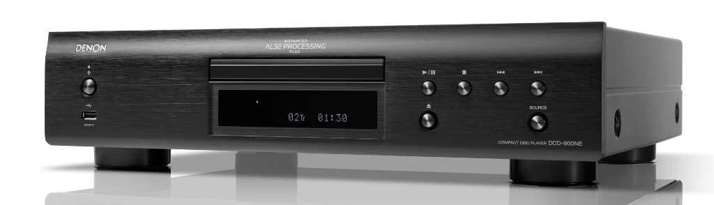 Denon Denon DCD-900NE CD Player with Advanced AL32 Processing Plus & Integrated USB Port, Supports Hi-Res Formats - CD, CD-R/RW, MP3, DSD & More, Pure Direct Mode, Vibration-Resistant Design