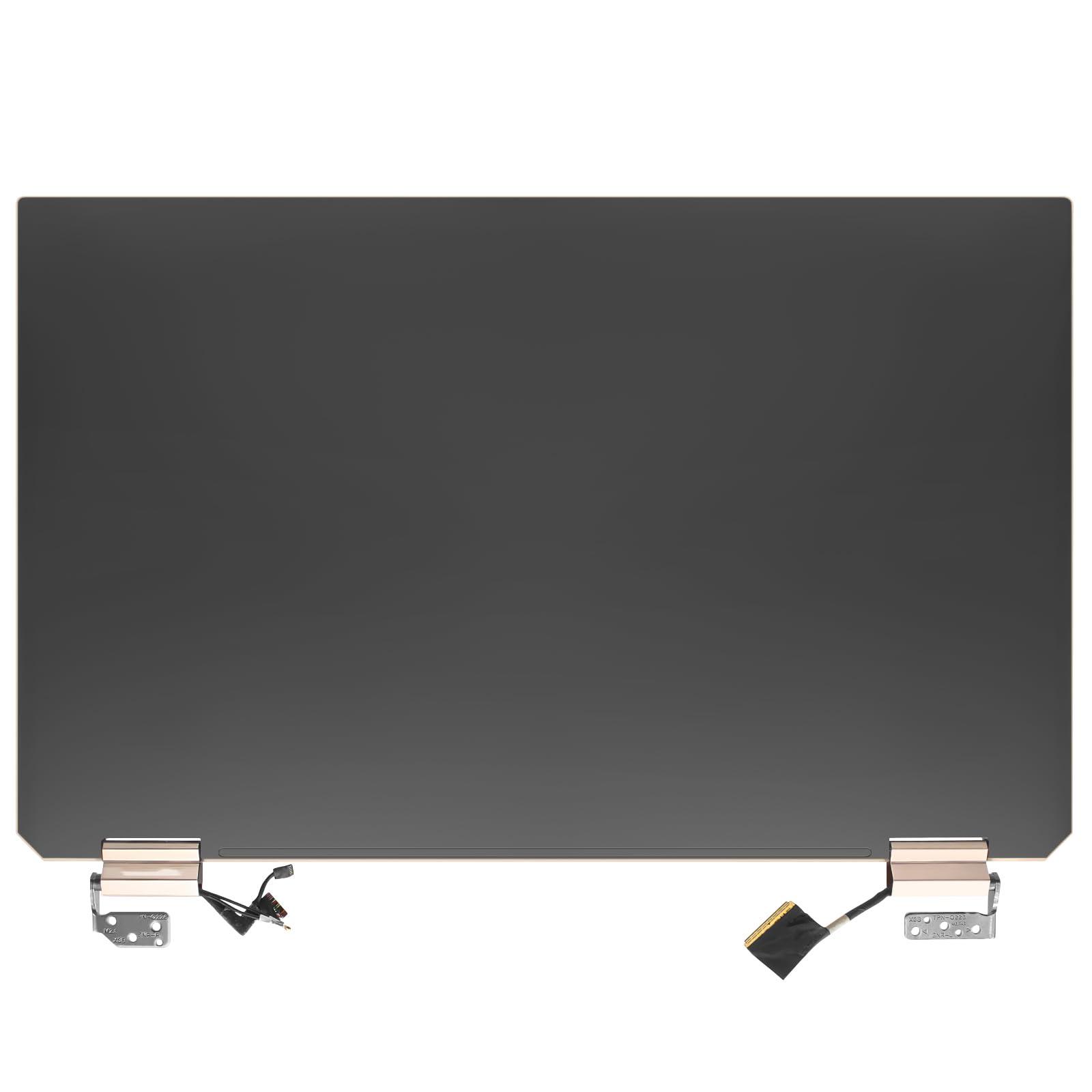 POBRIDA POBRIDA 15.6" OLED Screen Replacement Full Top Complete Assembly for HP Spectre X360 15-EB0033TX 15-EB0034TX Brown (OLED Cable)