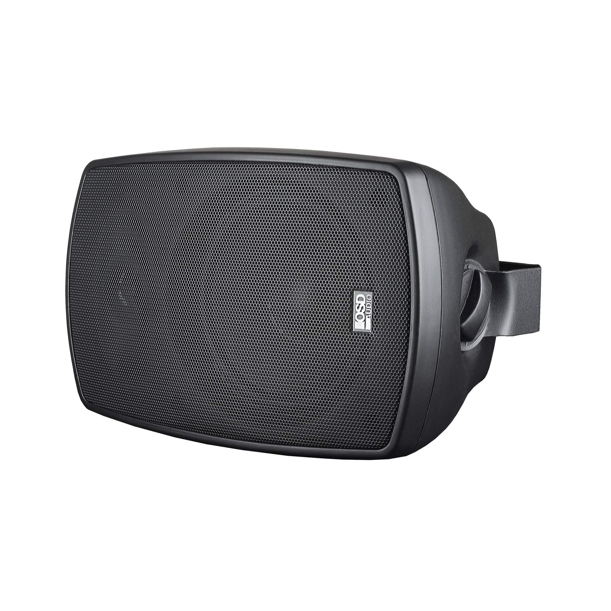 OSD Audio OSD 5.25\" Outdoor Patio Speaker Pair 150W, IP54 Weather Resistant, Full Motion Bracket Black AP525