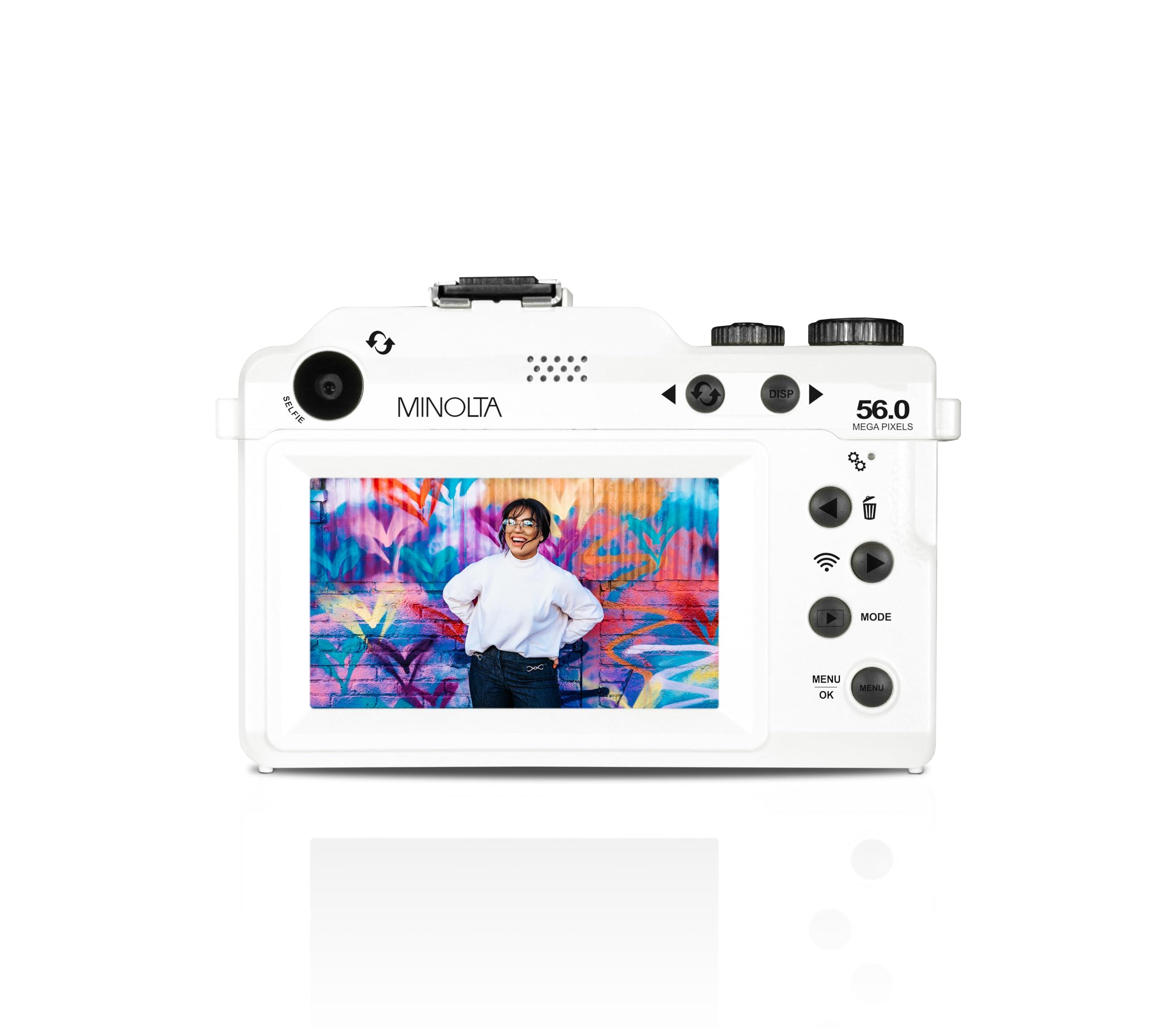Konica Minolta Minolta MND65 56 MP Autofocus / 4K60FPS Ultra HD Camera w/WiFi and Two Replaceable Faceplates