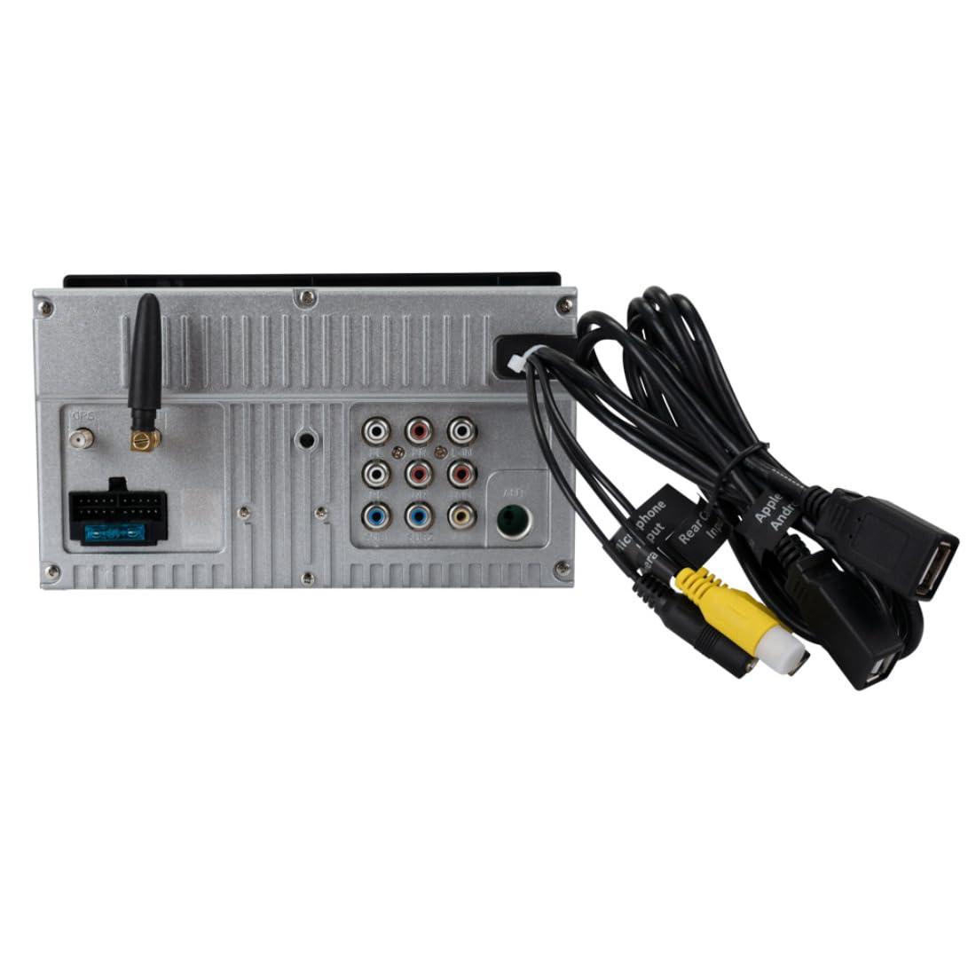 Dual Electronics Dual Electronics Dual DCPA723W 2-DIN 7\"\" Apple CarPlay Android Auto Digital Multimedia Receiver